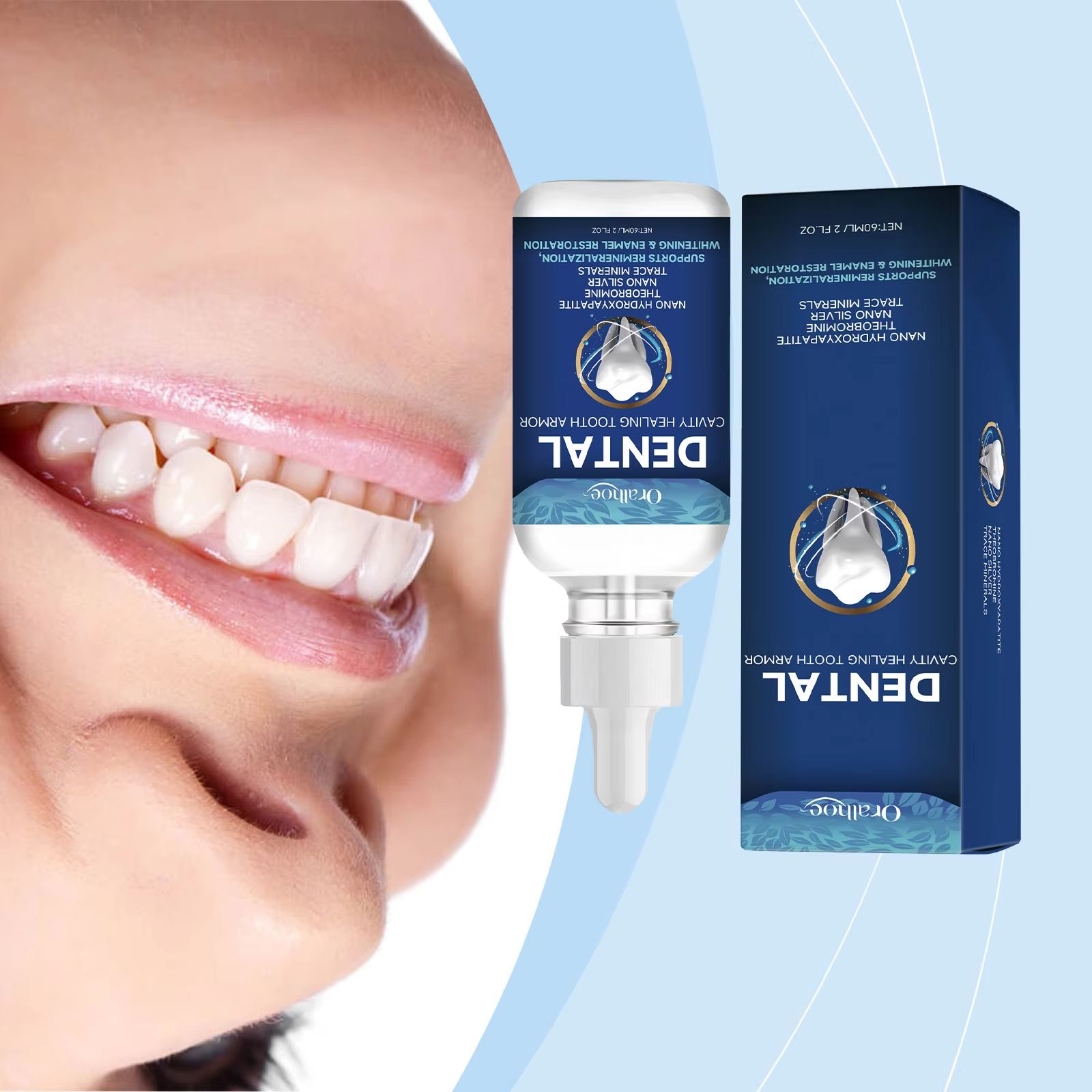 Enamel Repair Serum - Dental Care Serum Whitening Cavity Healing