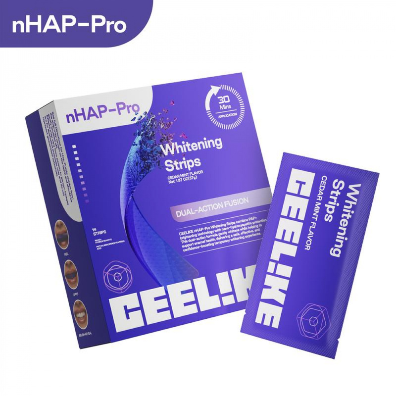 Teeth Whitening With Peroxide - CEELIKE Purple Teeth Whitening Strips 7/21