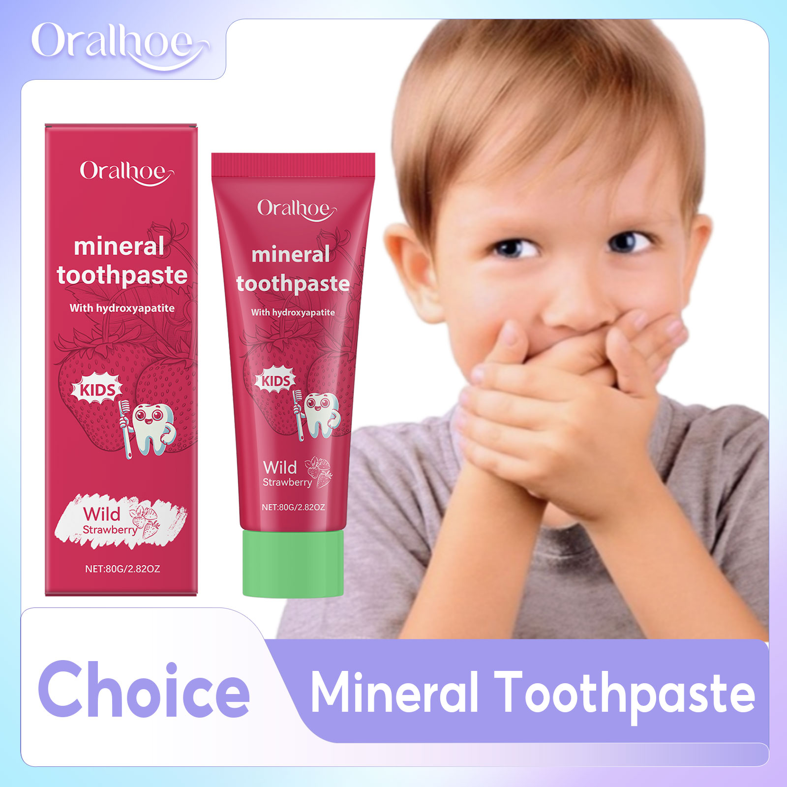 Oralhoe Kids Toothpaste Clean  - Hydroxyapatite Toothpaste recension och pris