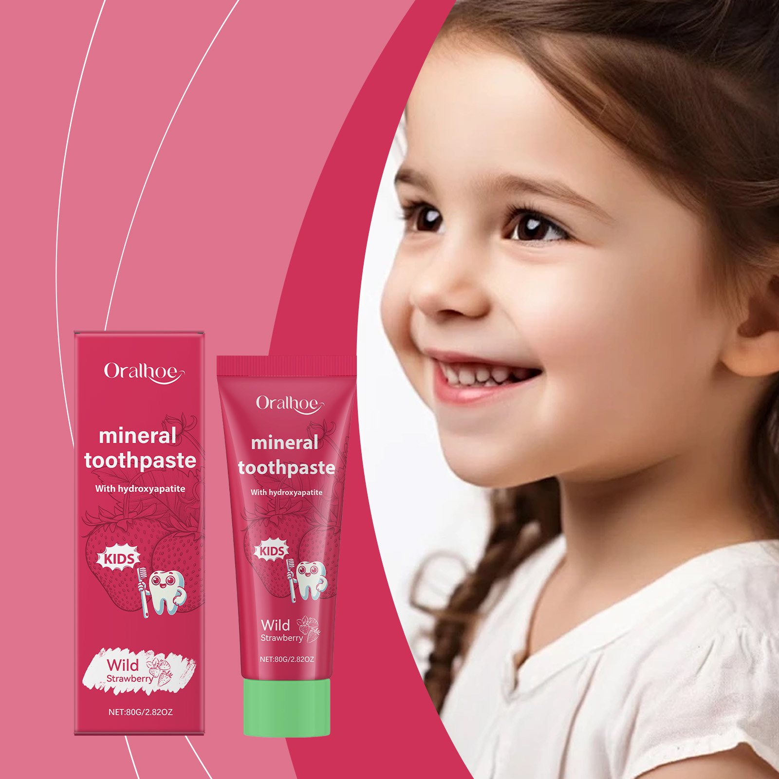 Oralhoe Kids Toothpaste Clean  - Hydroxyapatite Toothpaste recension och pris