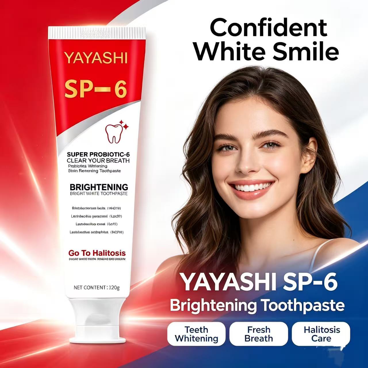 Sp-6 Probiotic Toothpaste Brig - Hydroxyapatite Toothpaste recension och pris