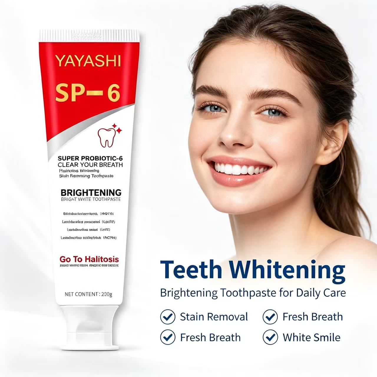 Sp-6 Probiotic Toothpaste Brig - Hydroxyapatite Toothpaste recension och pris