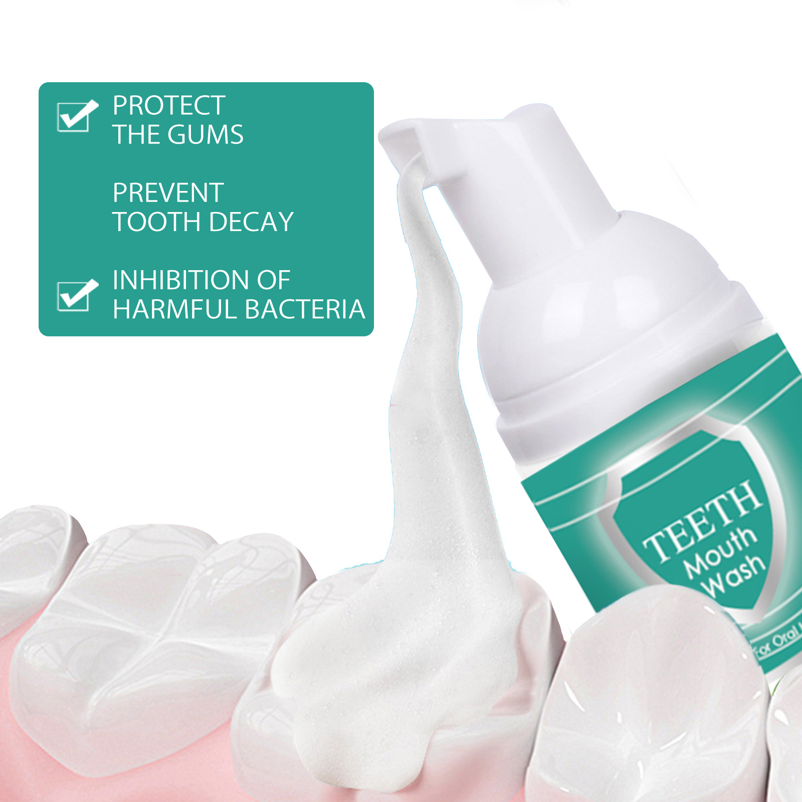 Foaming Toothpaste Mousse - De - Teeth Whitening Mousse recension och pris