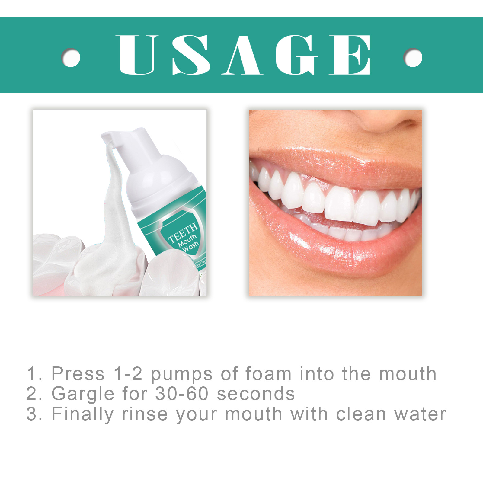 Foaming Toothpaste Mousse - De - Teeth Whitening Mousse recension och pris