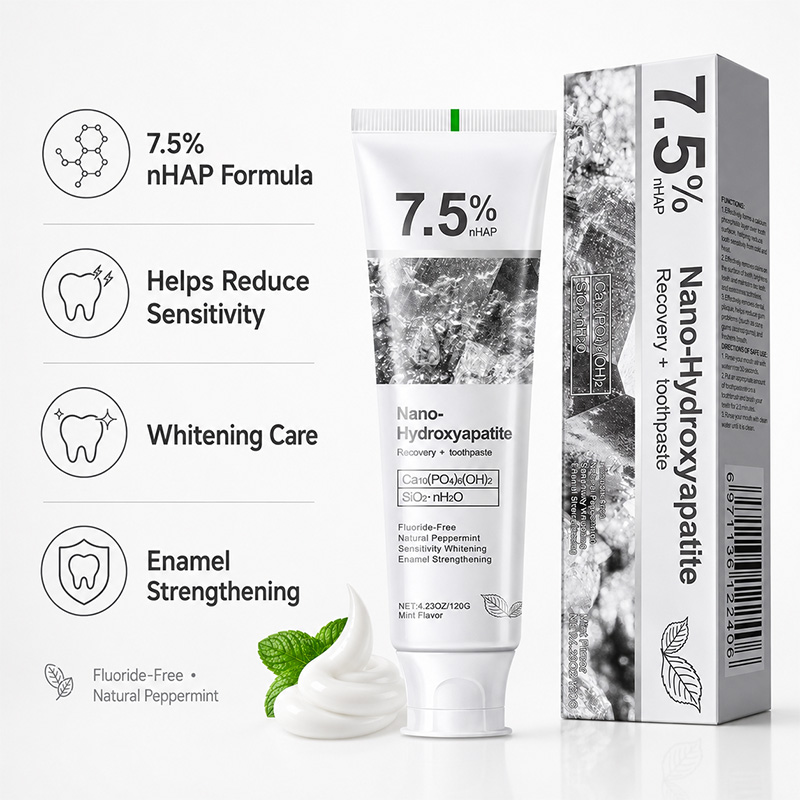 5/6Pcs 7.5% nHAP Nano Hydroxya - Hydroxyapatite Toothpaste recension och pris