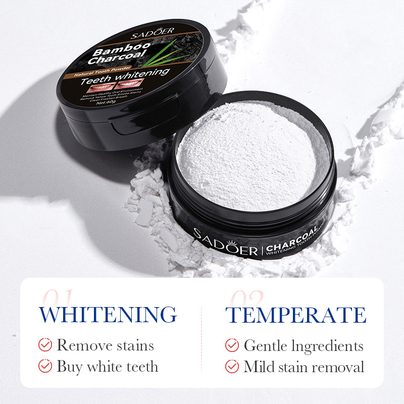 Bamboo Charcoal Activated Char - Teeth Whitening Charcoal Powder recension och pris