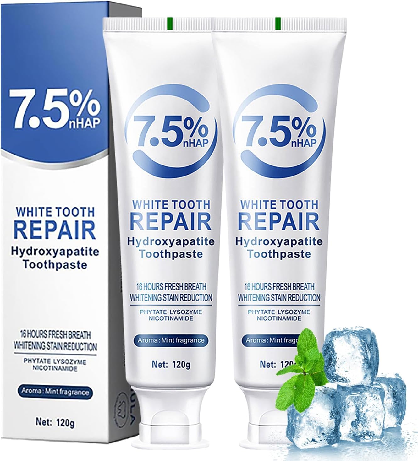 1/2Pcs Hydroxyapatite Toothpas - Hydroxyapatite Toothpaste recension och pris