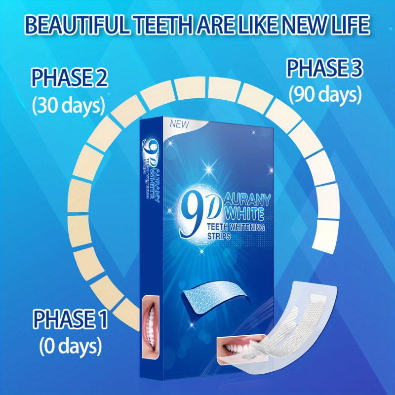 21 Pairs of 9D Aurany White Te - Teeth Whitening Gels Used By Dentists recension och pris
