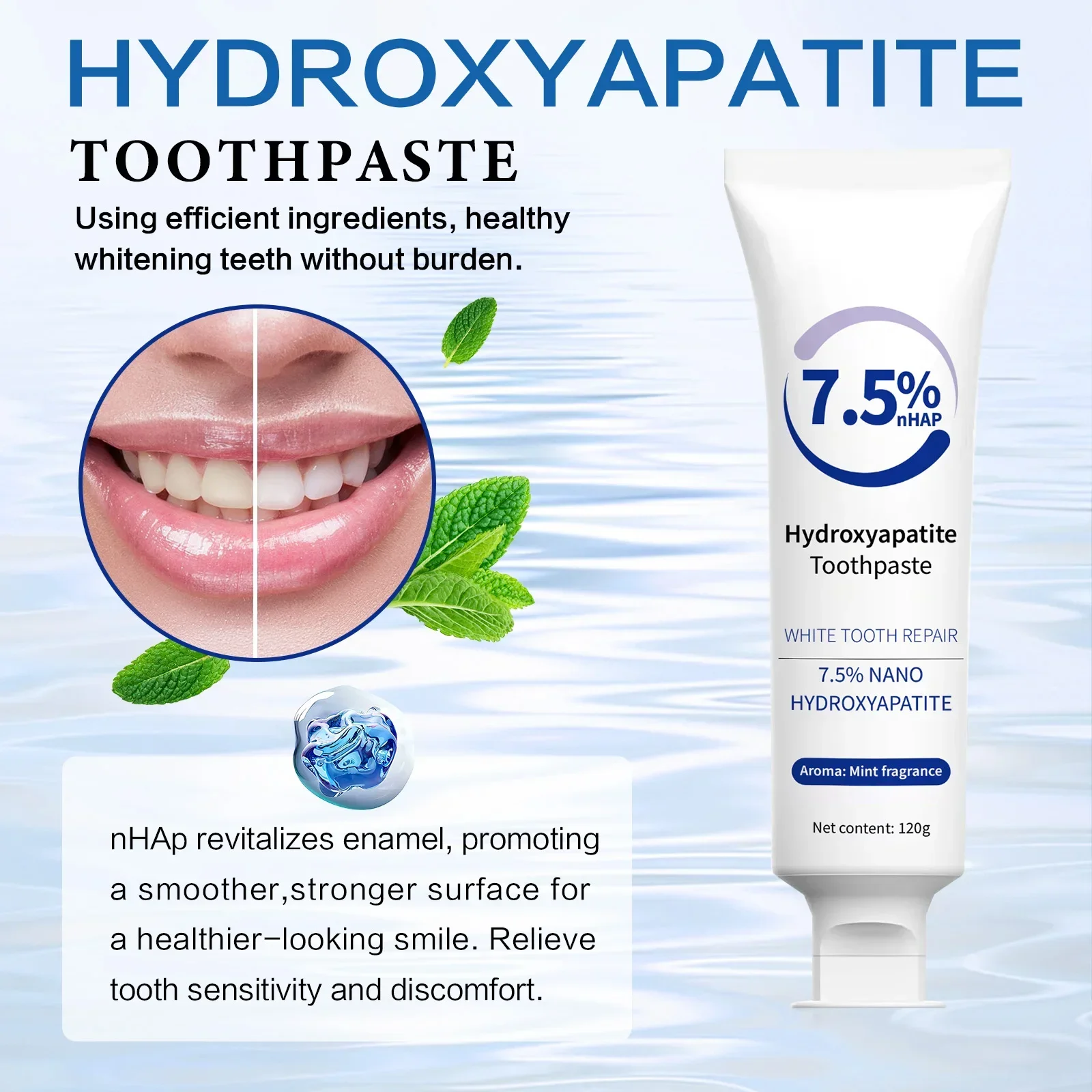Toothpaste & Whitening Pen Kit - Hydroxyapatite Toothpaste recension och pris