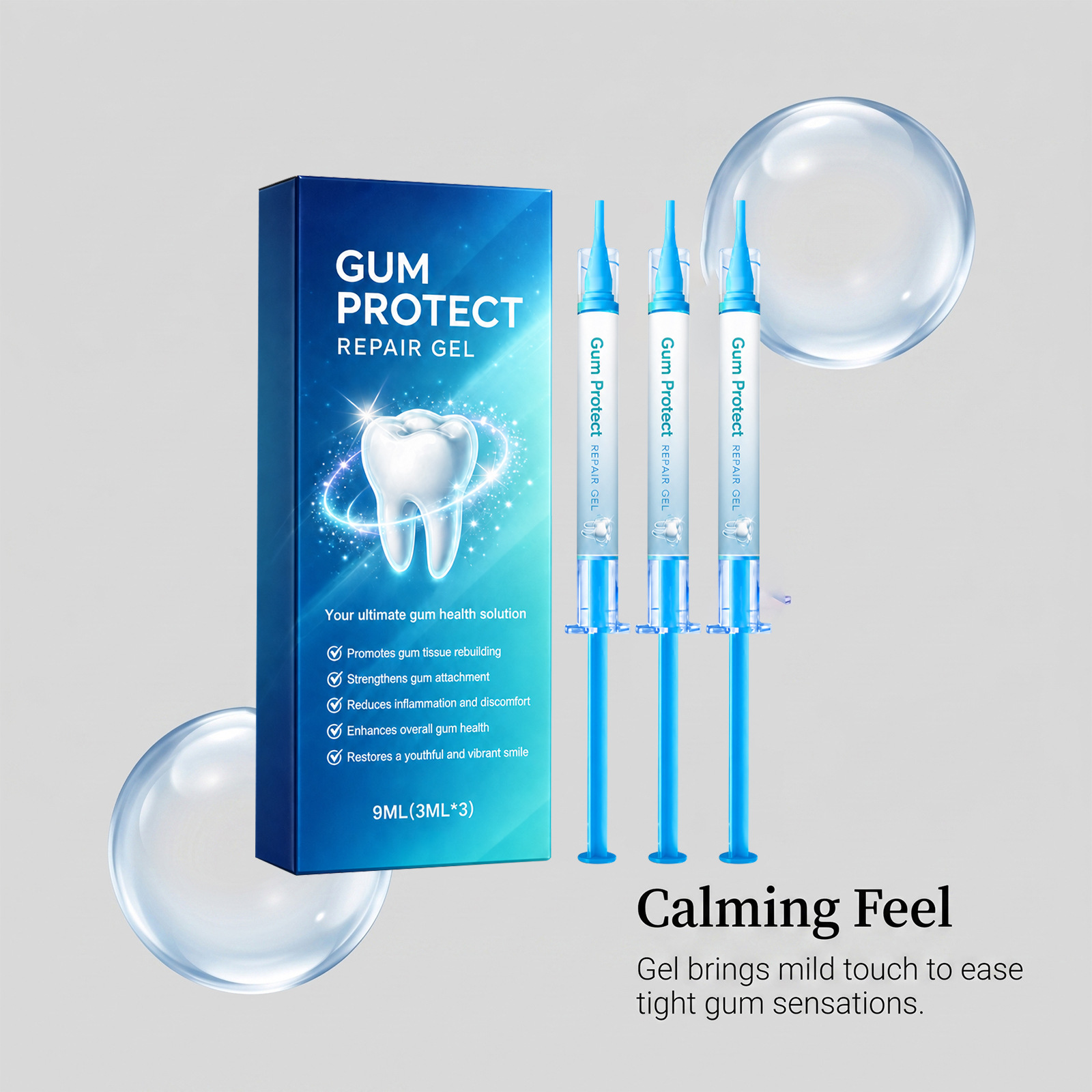 Rapid Repair Gums Gel Effectiv - Enamel Repair Serum recension och pris