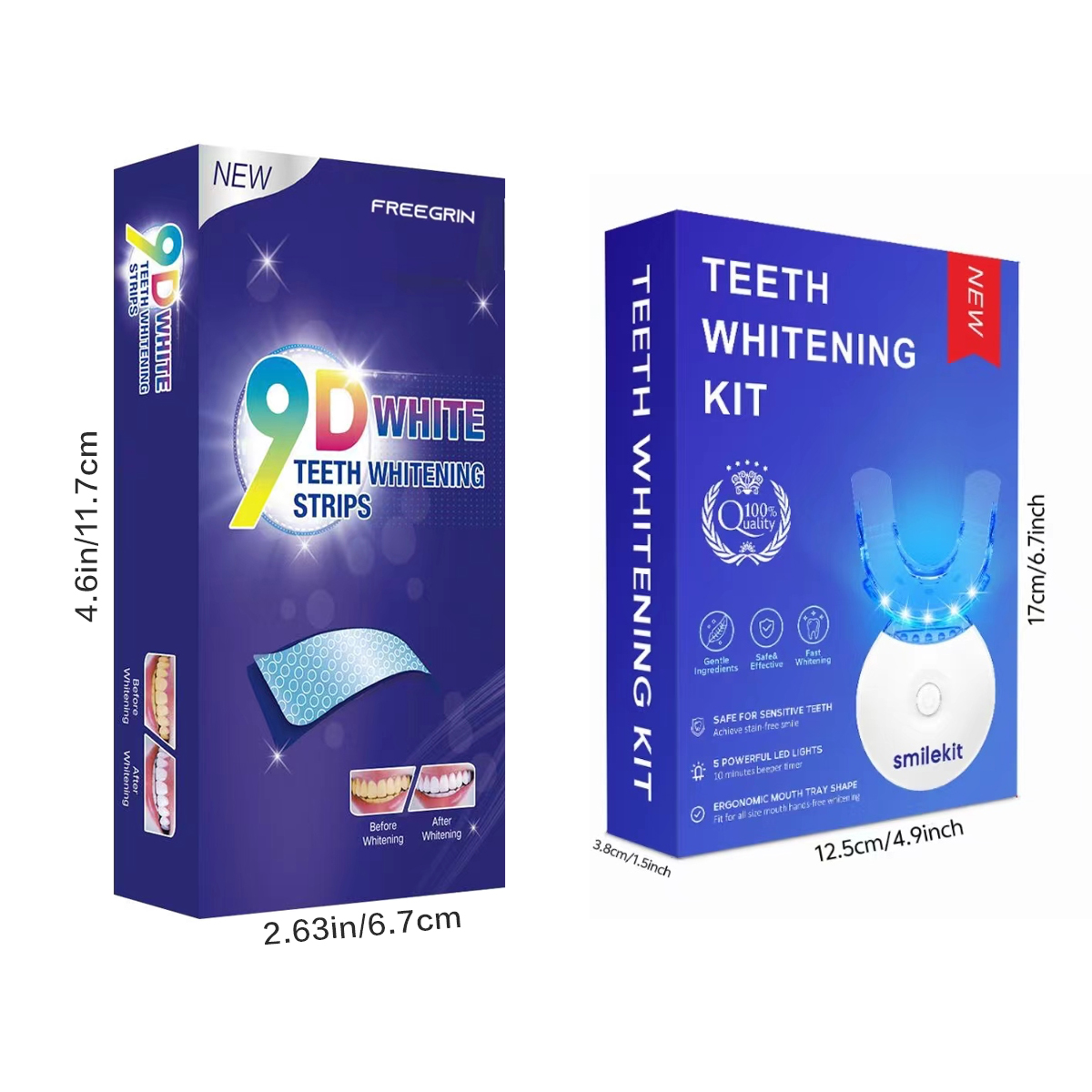 Teeth Whitening Kit - 5X LED L - Teeth Whitening Results recension och pris