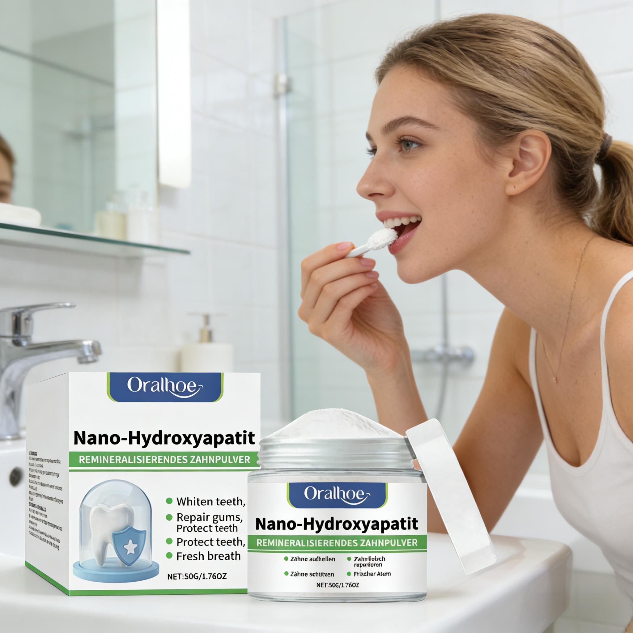 Oralhoe Whitening Tooth Powder - Teeth Whitening Results recension och pris