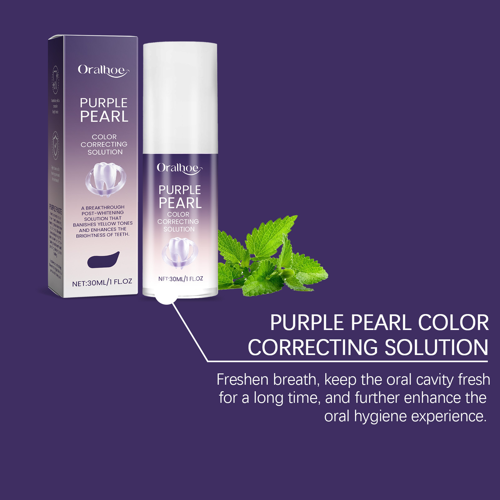 2026 New Purple Teeth Whitenin - Teeth Whitening Mousse recension och pris