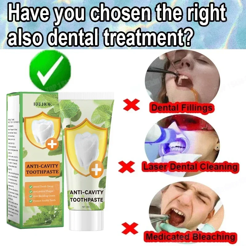 Anti Decay Toothpaste Repairs  - Teeth Whitening Charcoal Powder recension och pris