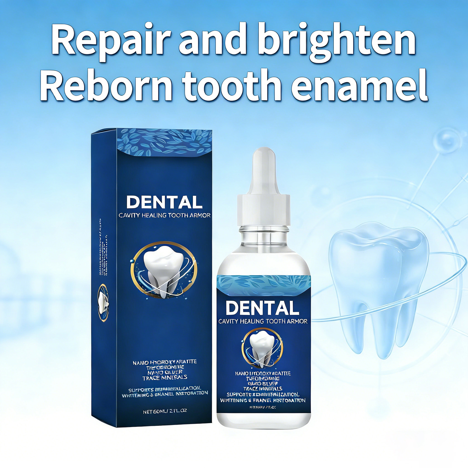 60ml Nano Hydroxyapatite Tooth - Hydroxyapatite Toothpaste recension och pris