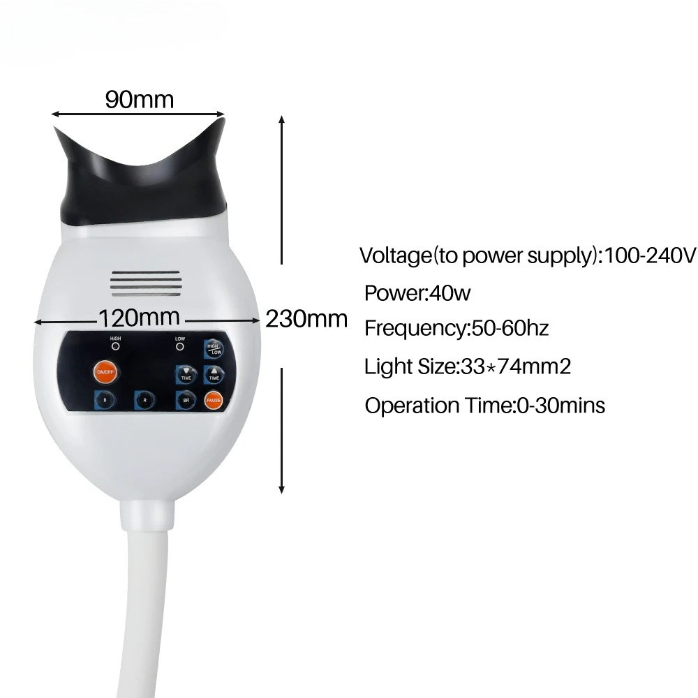 Adjustable 3 Colors LED Teeth  - Teeth Whitening With Led Light recension och pris
