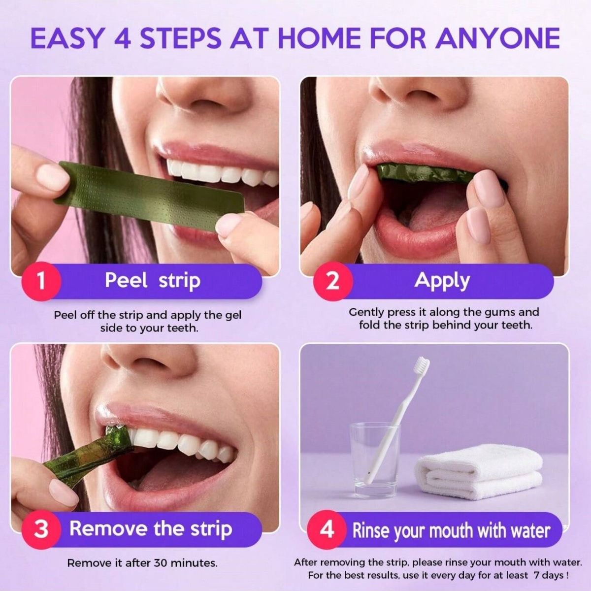 Deluxe Whitening Teeth Sticker - Teeth Whitening Results recension och pris