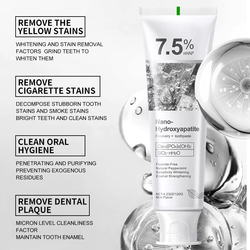 1/3pcs Toothpaste 7.5% Hydroxy - Hydroxyapatite Toothpaste recension och pris