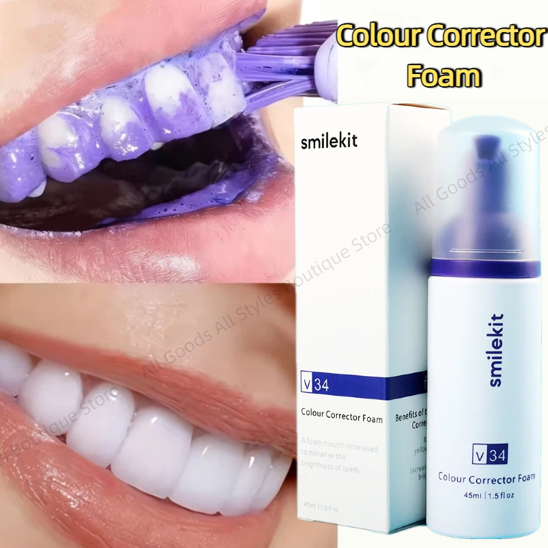 45ml Smilekit Purple Tooth Mou - Teeth Whitening Mousse recension och pris