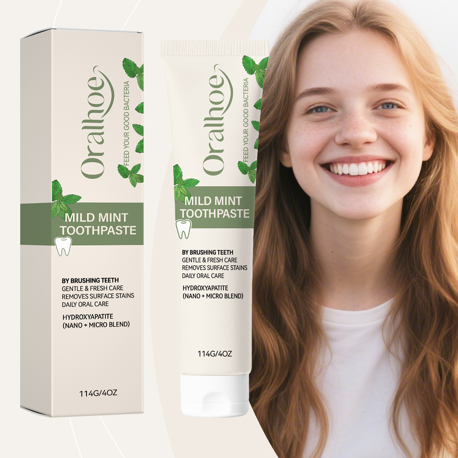 Mint Toothpaste—Nano-Hydroxyap - Hydroxyapatite Toothpaste recension och pris