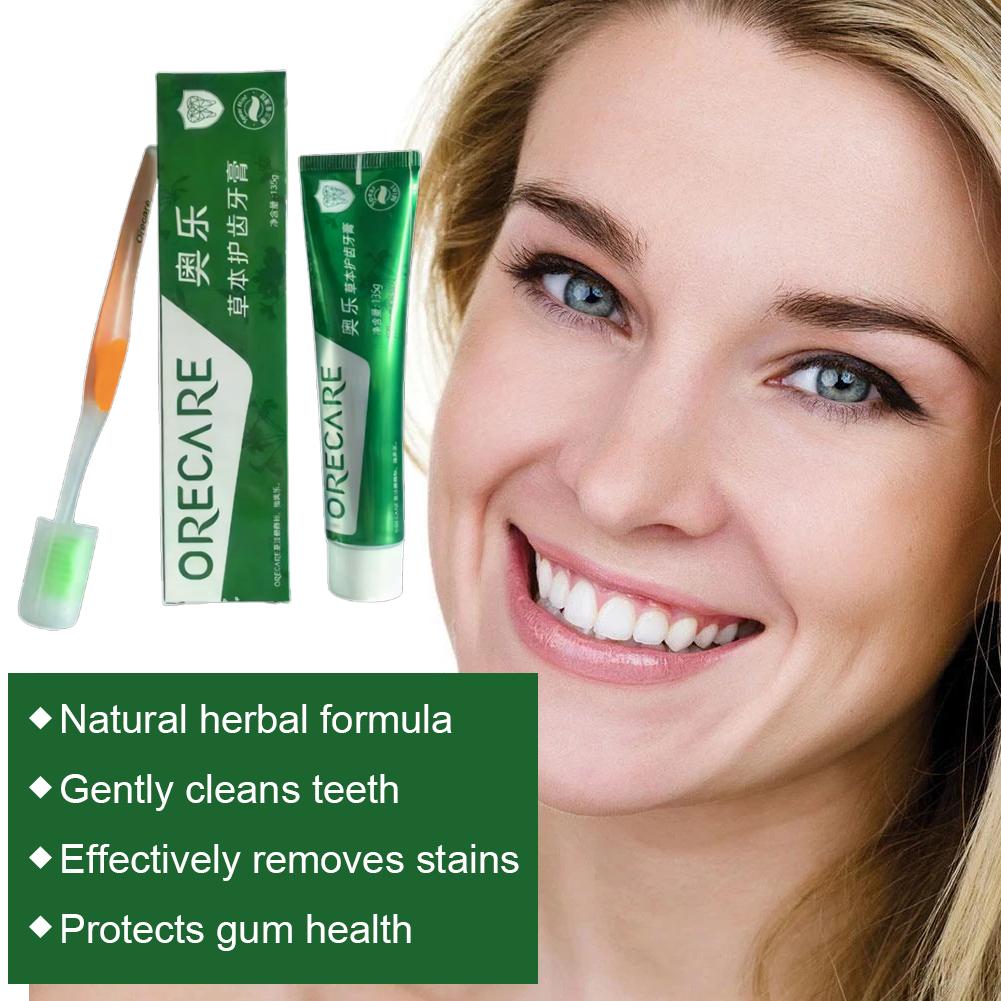 Herbal Toothpaste Rooibos Mint - Teeth Whitening Mousse recension och pris