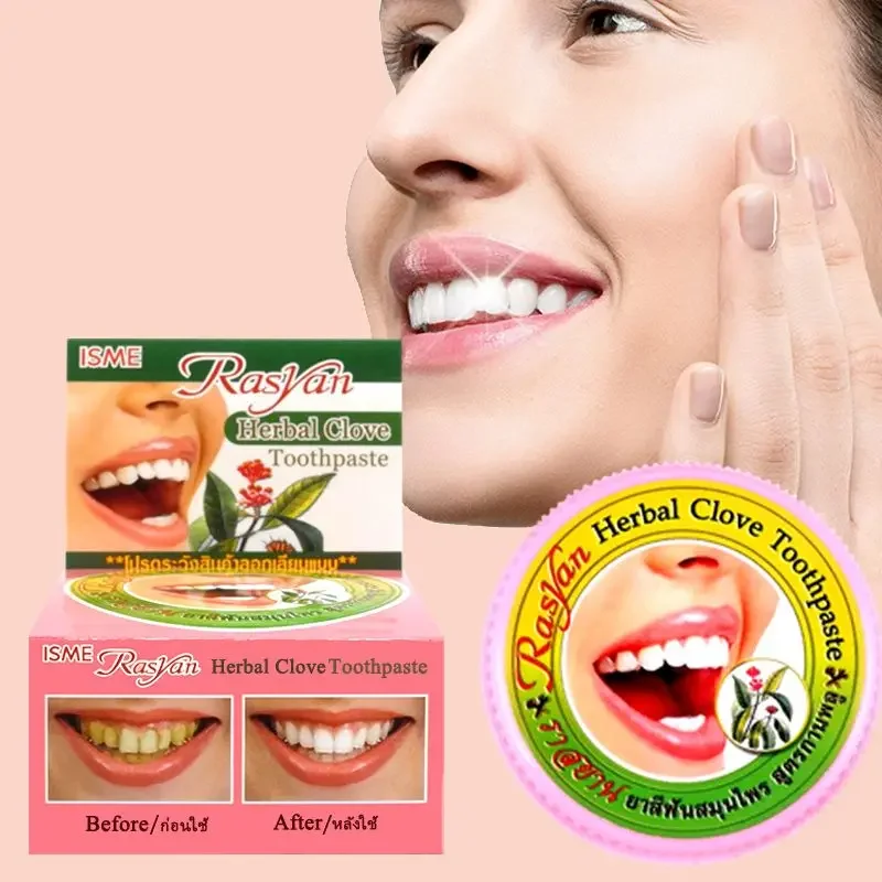 Thai Clove/coconut Tooth Powde - Teeth Whitening Results recension och pris