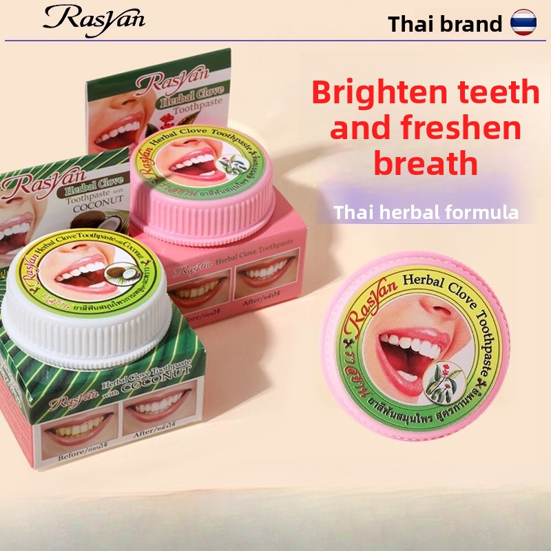 Thai Clove/coconut Tooth Powde - Teeth Whitening Results recension och pris