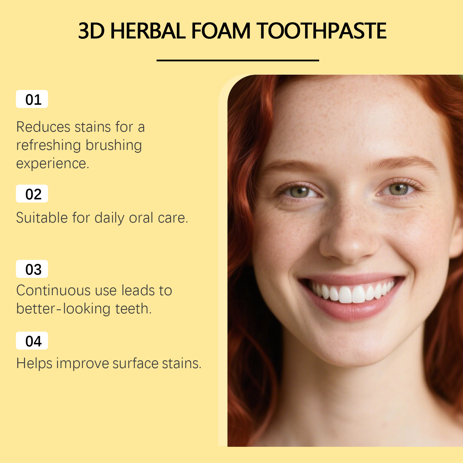 Herbal Toothpaste Organic Fluo - Teeth Whitening Mousse recension och pris